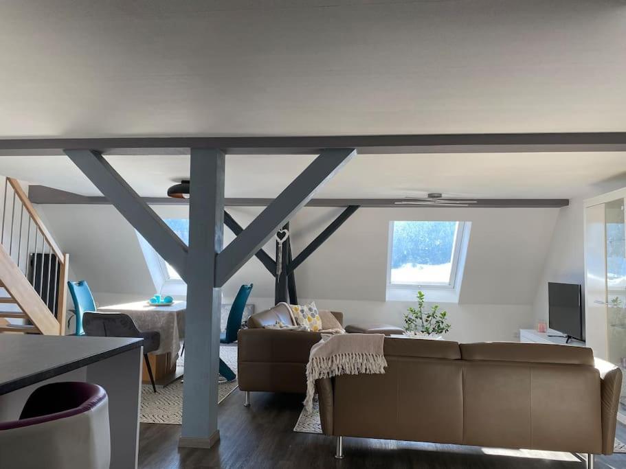 Loft Wohnung Mit Toller Aussicht Messstetten Exterior photo